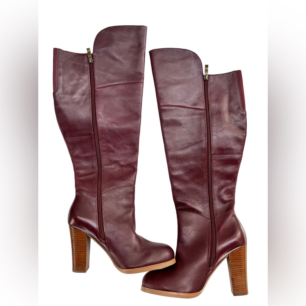 Lane Bryant Leather Collection LUCIANA over the knee boot size 9 W.